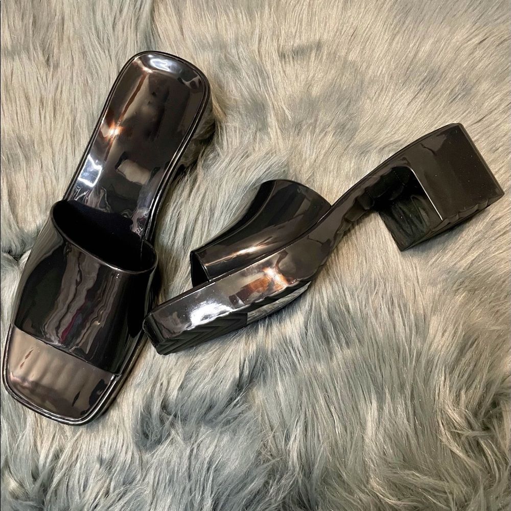 Rubber Slide Sandals 